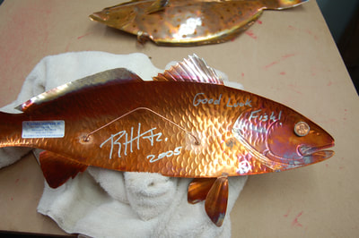 Copper Fish Art