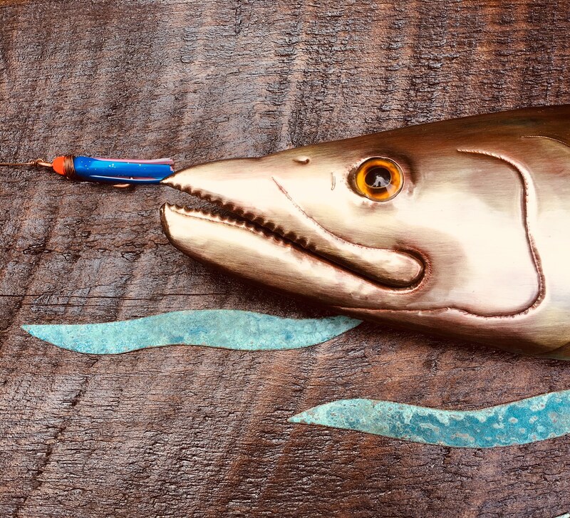 king mackerel fishing art fish copper