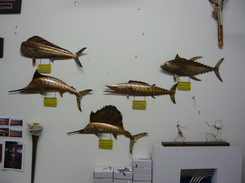 copper fish trophies offshore marlin sailfish mahi tuna wahoo
